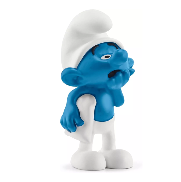 NEW Schleich - SMURFS: Lazy Smurf Figurine