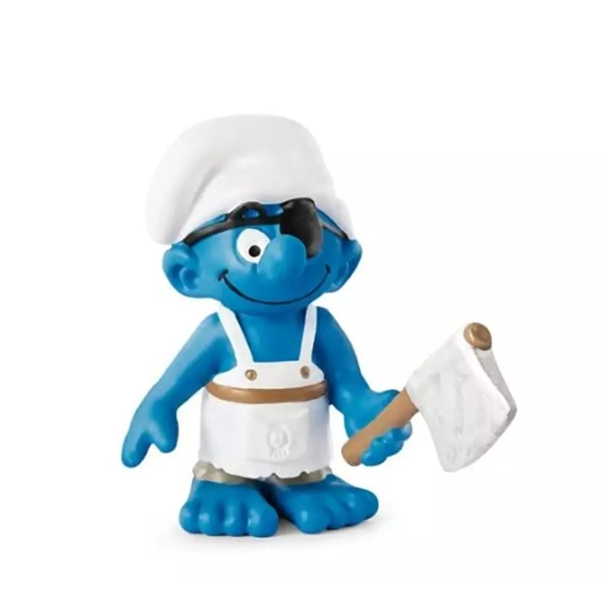 NEW Schleich - SMURFS: Ship's Cook Smurf Figurine