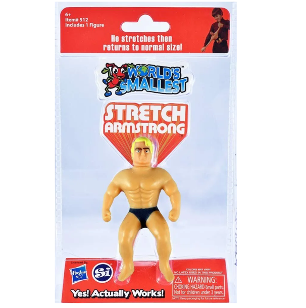 NEW - The Worlds Smallest Stretch Armstrong