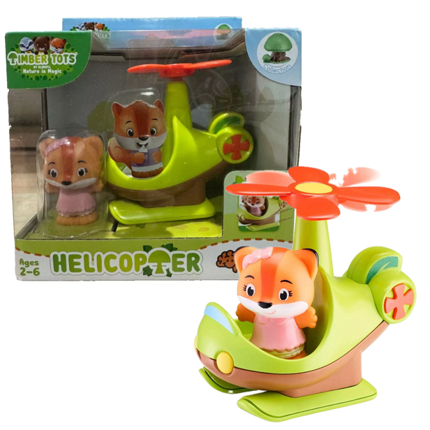 NEW Fat Brain Toys - Timber Tots Helicopter