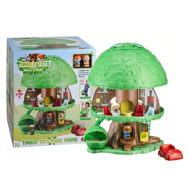 NEW Fat Brain Toys - Classic Timber Tots Tree House