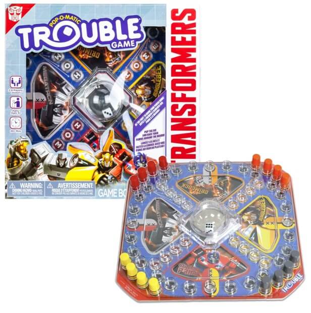 Hasbro - Trouble Transformers Edition Pop-O-Matic Board Game