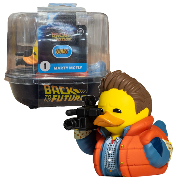 NEW Tubbz - Back to The Future Marty McFly Novelty Cosplaying Bath Duck