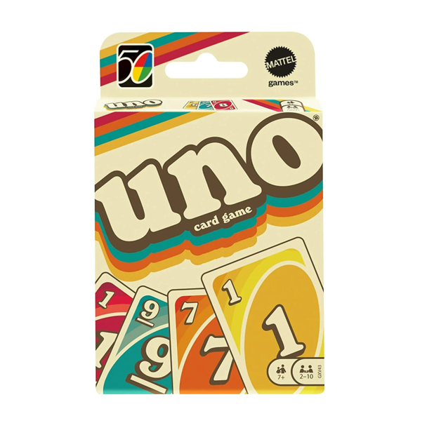 NEW Mattel - UNO 1970s Limited Edition Card Game