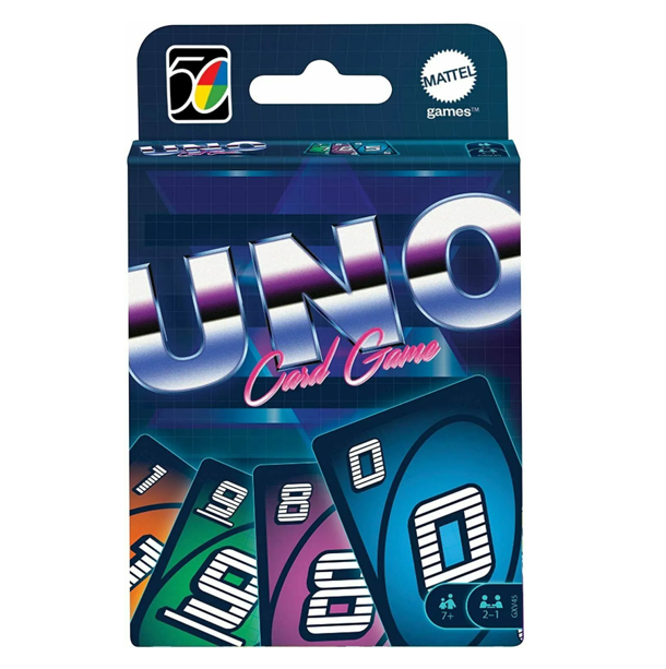 NEW Mattel - UNO 1980s Edition Card Game