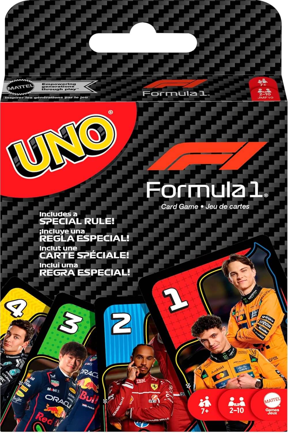 NEW Mattel - UNO Formula 1 Edition Card Game
