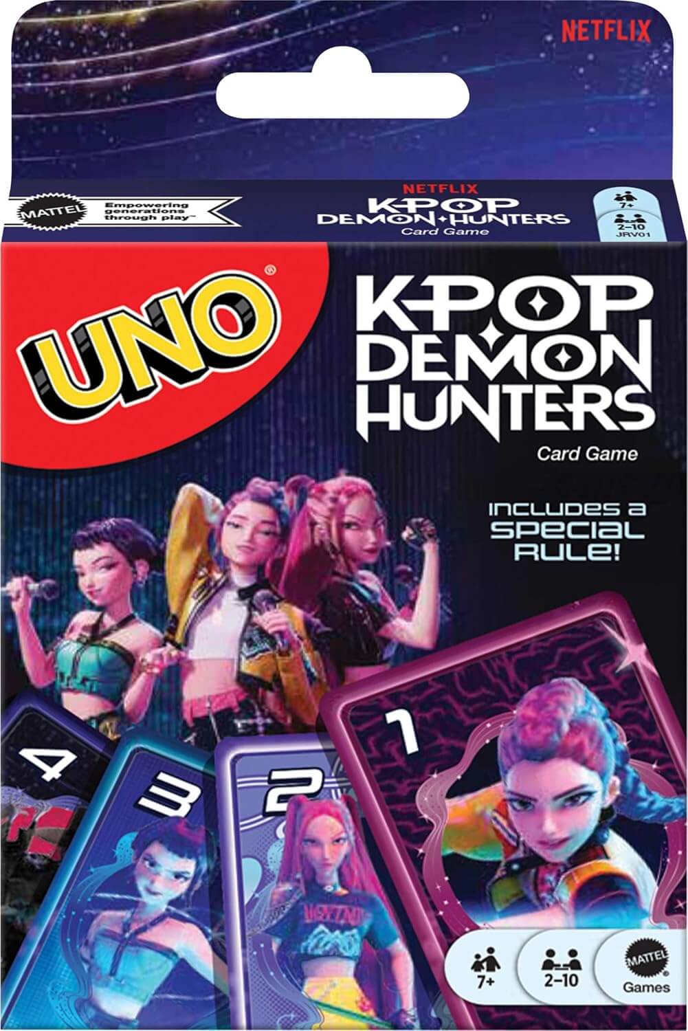 NEW Mattel - UNO KPOP Demon Hunters Edition Card Game
