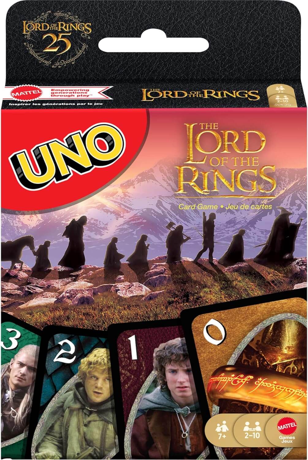 NEW Mattel - UNO Lord of The Rings Edition Card Game