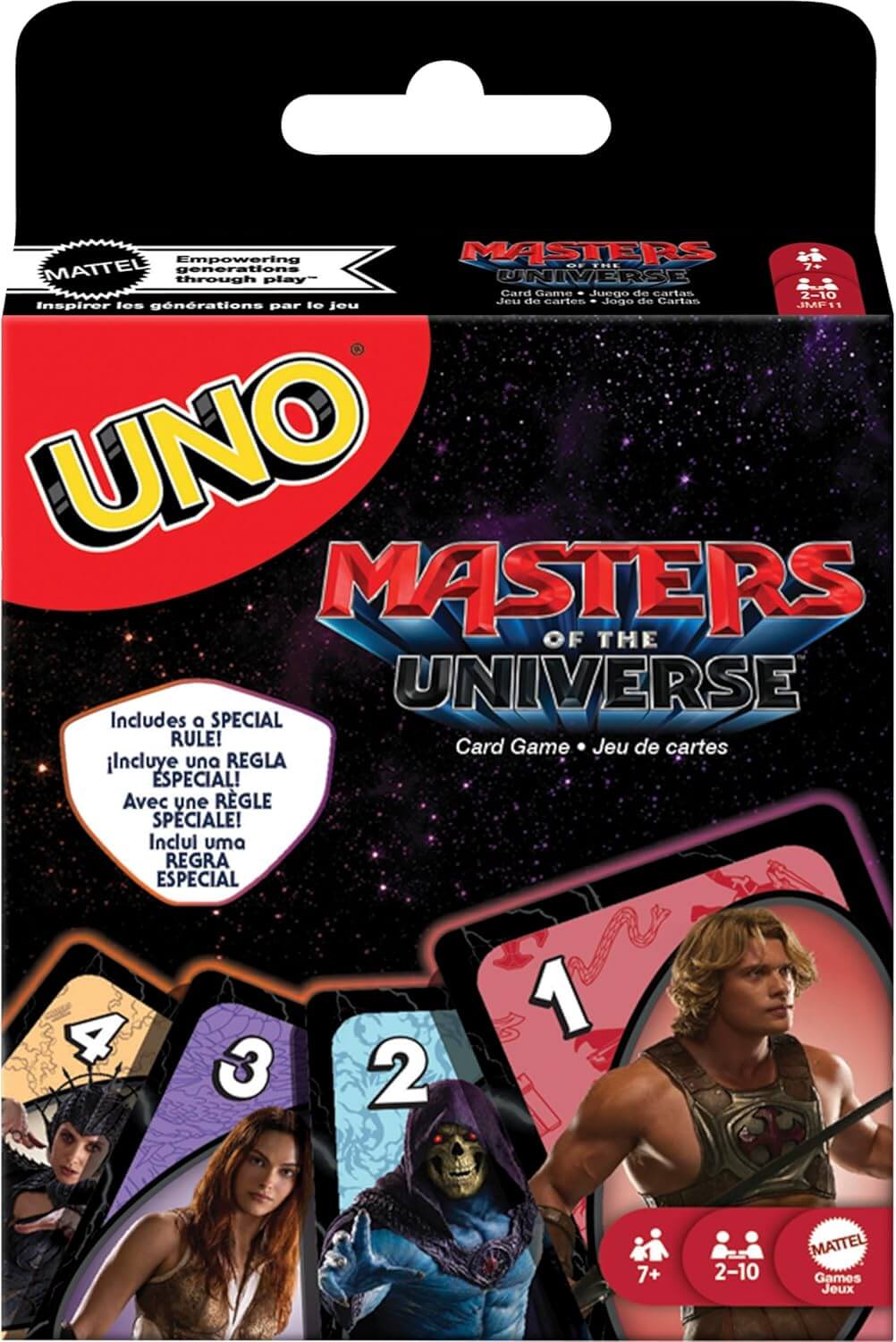 NEW Mattel - UNO Masters of The Universe Movie Edition Card Game