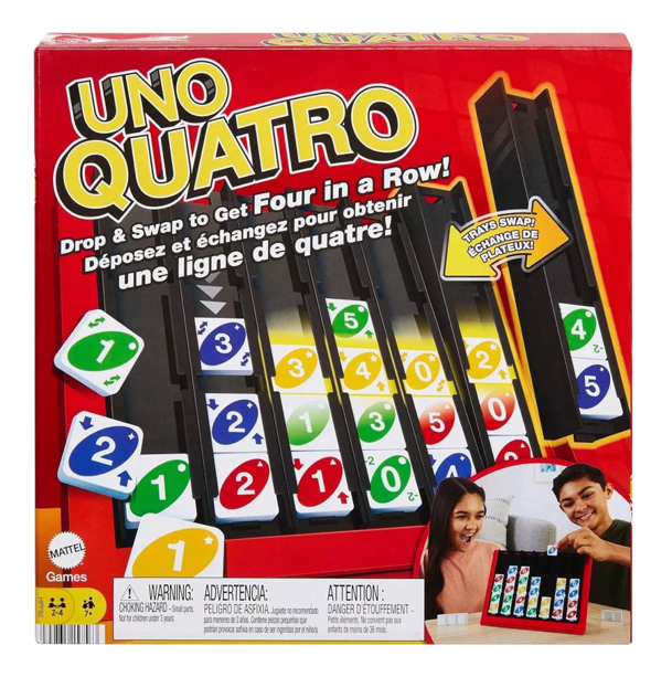 NEW Mattel - UNO Quatro Edition Tile Game