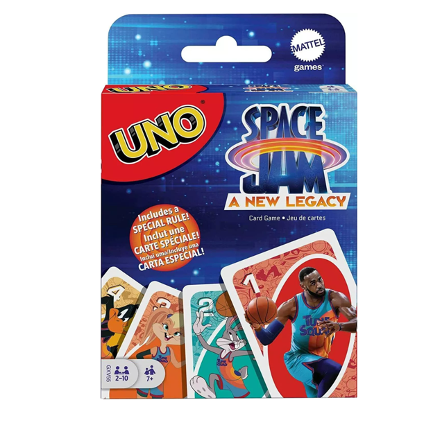 NEW Mattel - UNO Space Jam Special Edition Card Game