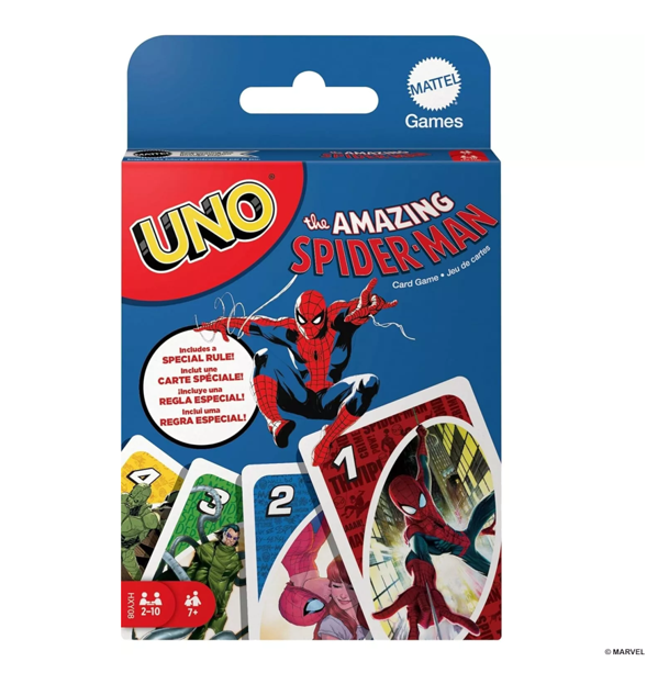 NEW Mattel - UNO The Amazing Spiderman Edition Card Game