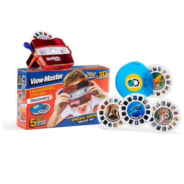 NEW - View-Master Metallic Endangered Species Edition Gift Set