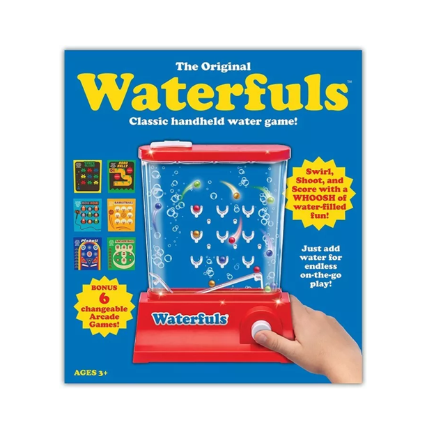 NEW - LatchKits Waterfuls - The Original Handheld Water Game (inc 6 Games)