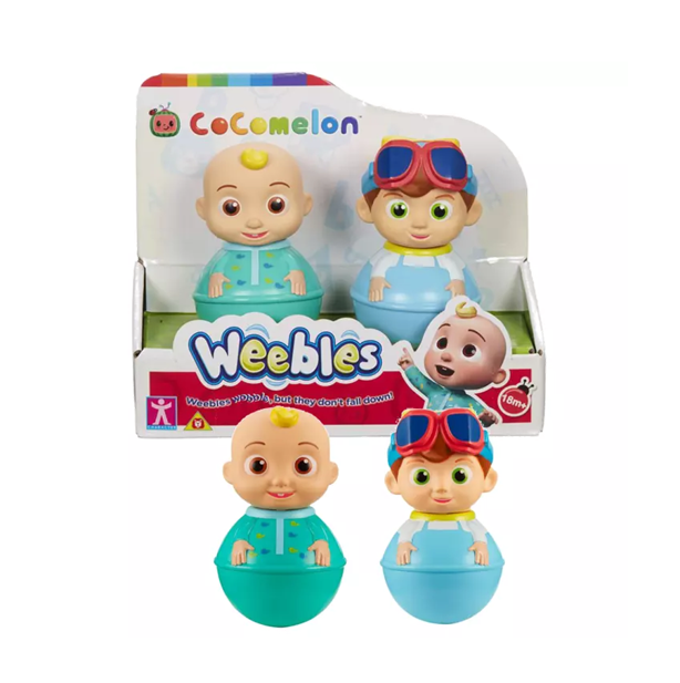 NEW Hasbro - Cocomelon Weebles (Twin Pack)