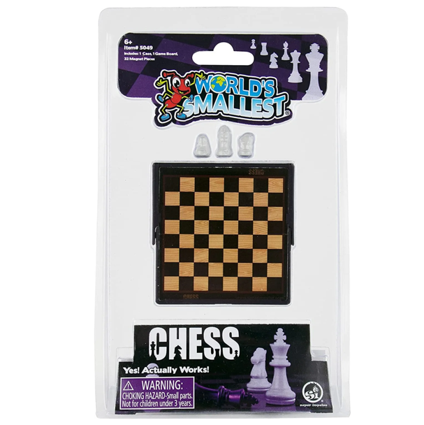 NEW - World's Smallest Chess Game