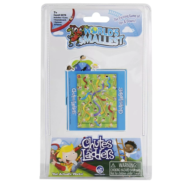 NEW - The Worlds Smallest Chutes & Ladders Board Game