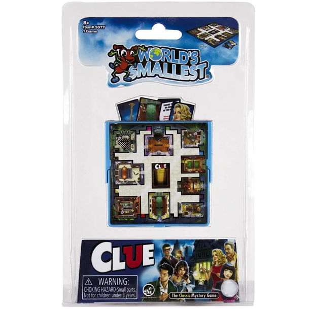 NEW - The Worlds Smallest Clue Board Game