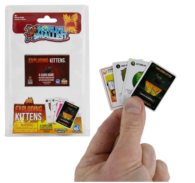 NEW - The Worlds Smallest Exploding Kittens Game