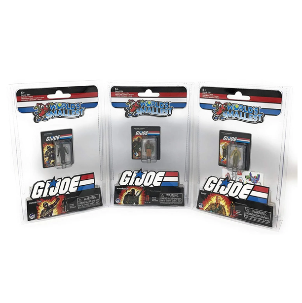 NEW - The World's Smallest G.I JOE Action Figures (Bundled Set of 3)