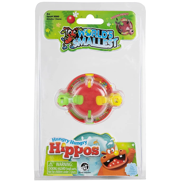 NEW - The Worlds Smallest Hungry Hungry Hippos Game