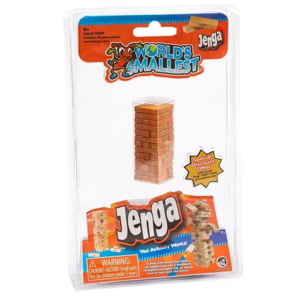 NEW - The Worlds Smallest Jenga Game