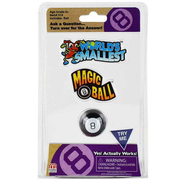 NEW - The Worlds Smallest Magic 8 Ball