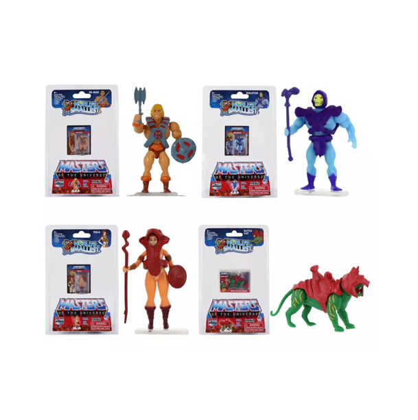 NEW - The World's Smallest Masters of The Universe Micro Action Figures (Set 4)