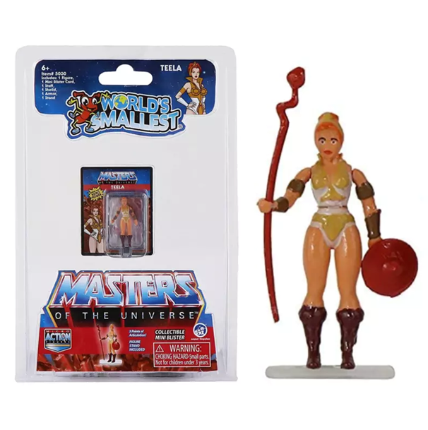 NEW - The Worlds Smallest Masters Of The Universe Teela Action Figure