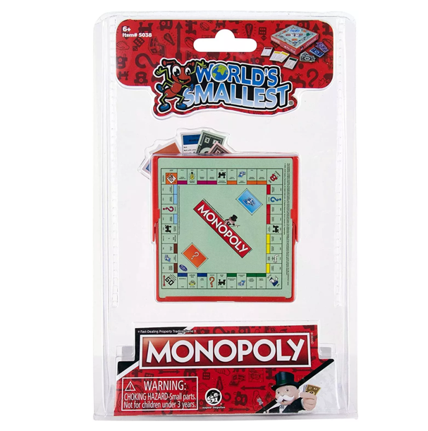 NEW - The Worlds Smallest Monopoly Board Game