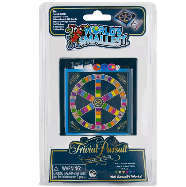 NEW - The Worlds Smallest Trivial Pursuit Game