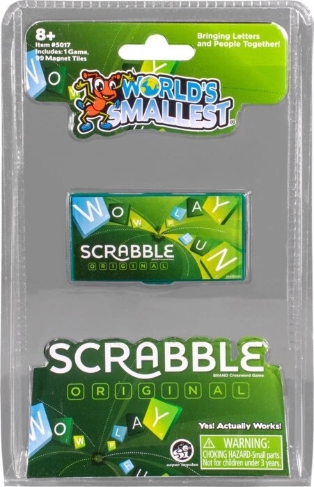 NEW - The Worlds Smallest Scrabble Board Game