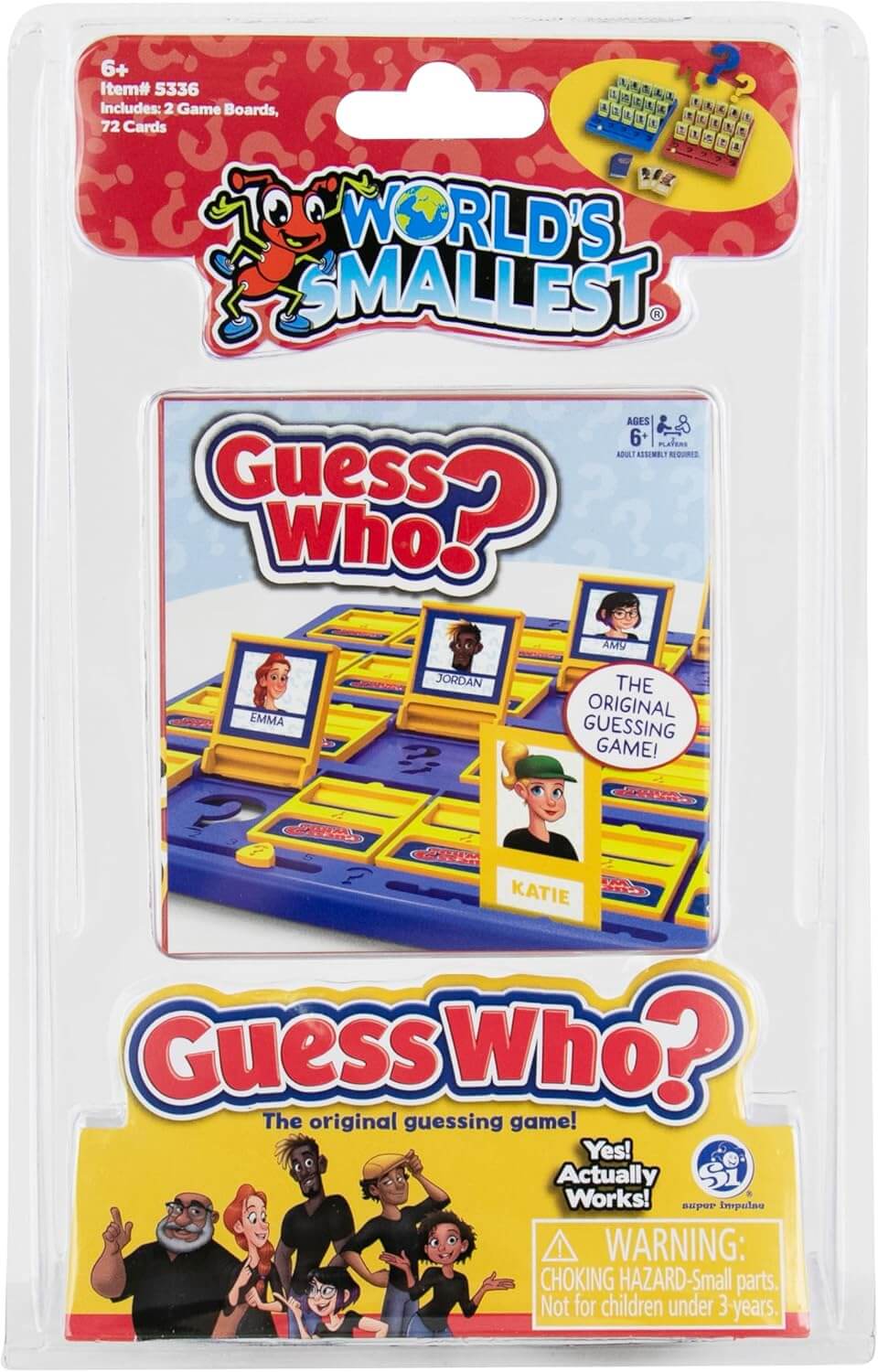 NEW - The World's Smallest Guess Who Game