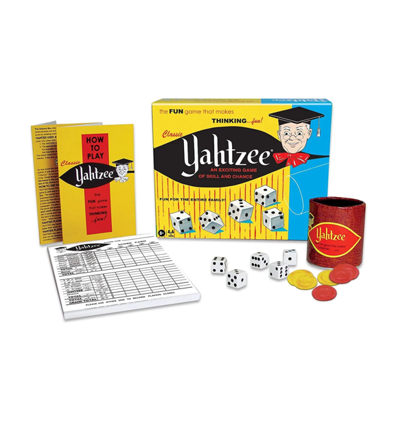 NEW Hasbro - Classic Yahtzee (Retro Edition) Dice Game